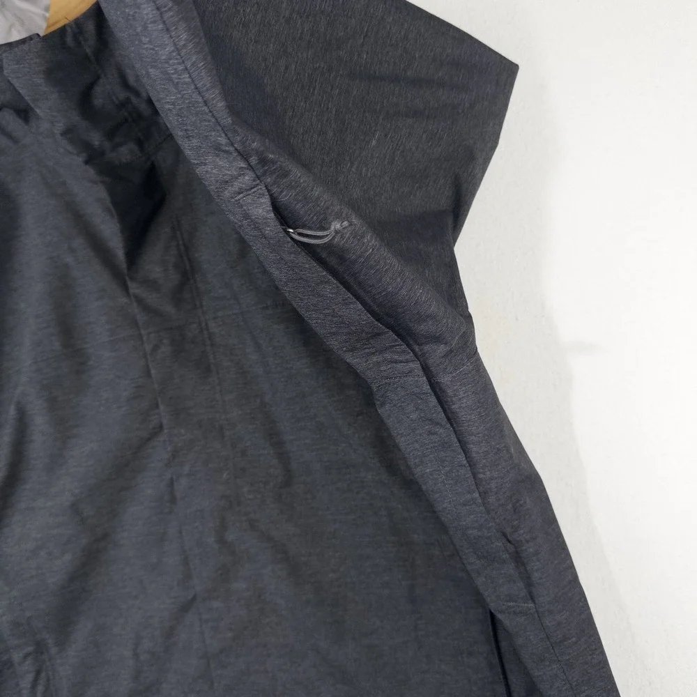 North Face Venture 2 Rain Coat Jacket Men's L Large Dryvent Hood Waterproof Gray